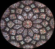 Jean Fouquet Rose window, northern transept, cathedral of Chartres, France Spain oil painting artist